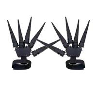 Doigts Longs - Griffes de Squelette Effrayantes avec Mains et Doigts Flexibles | Accessoire Déguisement Costume Fête Maison Hantée Hommes Femmes