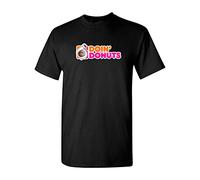 Doin' Donuts - Funny Drift Racing Car Enthusiast T-T-Shirts à Manches Courtes Black(Large)