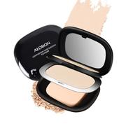 DOINEUFL Fond de teint en poudre pressée multicouche, translucide pour le contrôle de l'huile et finition mate naturelle, durable, léger, respirant, avec miroir compact | Poudre minérale pour toutes