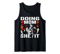 Doing Mom She/it Costume de Squelette Amusant pour Femme Débardeur