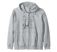 Doing My Best & Letting God Do The Rest Quote God Has a Plan Sweat à Capuche