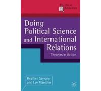 Doing Political Science And International Relations