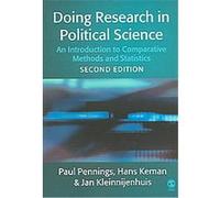 Doing Research in Political Science Hans Keman, Jan Kleinnijenhuis, Paul Pennings (Auteur)