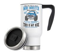 Doing The Monster Mash Truck Maniac The Rascals Tasse à café isotherme de voyage 480 ml Blanc