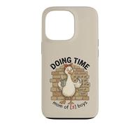 Doing Time Mom of 3 Boys Goose Fun Mama Life Parenting Humour Coque pour iPhone 13 Pro
