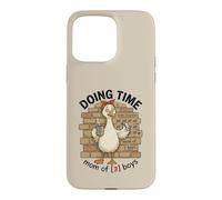 Doing Time Mom of 3 Boys Goose Fun Mama Life Parenting Humour Coque pour iPhone 15 Pro Max
