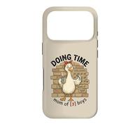 Doing Time Mom of 3 Boys Goose Fun Mama Life Parenting Humour Coque pour iPhone 17 Pro