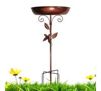 d'oiseaux - Bol Extérieur, Mangeoire À Eau | Bath d'oiseaux De Jardin De Style Vintage avec Bassin Peu Profond, Idéal pour Attirer des Oiseaux Sauvages dans Les Arrière-Cours, Les Patios Ou