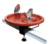 d'oiseaux montée sur Le Pont - Bowl bobard, Piscine d'oiseau de clôture | Plat d'eau extérieure pour Oiseaux, Station d'alimentation du Balcon de Jardin