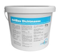 doitBau Film liquide - Mastic d'étanchéité sanitaire - Sans solvant - Sans odeur - Seau de 5 kg - Peau d'éléphant imperméable - Salle de bain, douche, balcon, cuisine, chauffage au sol