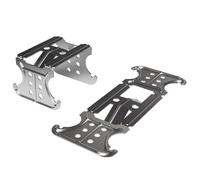 doitBau Lot de 100 connecteurs croisés CD - Profilé de plafond - Aide au montage sur mesure - 4,7 x 6,8 x 4,7 cm - Acier 0,8 mm - Pour plafonds en plaques de plâtre et cloison sèche