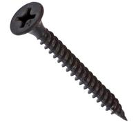 doitBau Lot de 1000 vis pour cloison sèche à filetage fin - Vis pour plaque de plâtre - Support en métal - Phosphatée noire - Protection contre la corrosion - 3,5 x 25 mm
