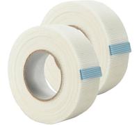 doitBau Lot de 2 rouleaux de bande de joint, tissu d'armature, autocollant, indéchirable, fibre de verre, 50 mm x 90 m, 2 rouleaux de 180 m pour plaque de plâtre, réparation de cloison sèche, travaux