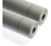 doitBau Tissu d'armature - Treillis de plâtre - Fibre de verre 165 g/m² - Résistant au glissement et aux alcalis - Pour l'intérieur et l'extérieur - 1 m x 50 m - 2 rouleaux de 100 m² - Protection