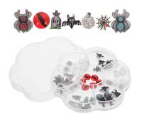 DOITOOL 1 Boîte Charms de Manucure Halloween en Résine Stable, Design Unique Fantômes, Araignées et Chauves-souris pour Fêtes et Usage Quotidien