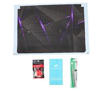 DOITOOL 1 Ensemble Cahier Stickers Peau D'ordinateur Portable Souris De Jeu Souris D'ordinateur Étui à Clavier Ordinateurs Portables Sacoche D'ordinateur Portable Matériel PVC Black