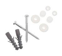DOITOOL 1 Ensemble Kit de Boulons et Rondelles pour Réservoir de Toilette Ensemble pour Fixation de Siège et Étanche Accessoires de Salle de Bain