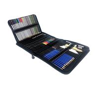 DOITOOL 1 Ensemble Set de Crayons de Dessin Professionnel pour Croquis et Coloration Fournitures Artistiques avec Sac de Transport pour Étudiants et Adultes