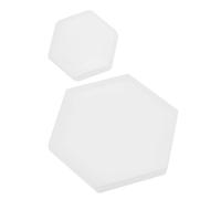 DOITOOL 1 Jeu Moule Silicone Hexagonal Pour Dessous De Diy Et Durable Pour Décoration De Table Et Personnalisés 2 Pièces