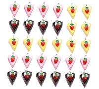 DOITOOL 1 Jeu Pendentifs Gâteau Pour Accessoires Diy Pour Colliers Bracelets Porte Clés 30 Pièces