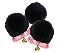 DOITOOL 1 Jeu Pince à Cheveux Oreille D'ours Pinces à Ours Pinces à Oreilles Danimaux Queue D'ours Adulte Bandeau Barrettes Pour Femmes Halloween En Tissu Manquer Accessoires