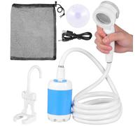 DOITOOL 1 kit de douche de camping en plein air, douche électrique portable avec pompe à eau rechargeable, unité de extérieure portable pour salle de bain