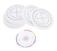 DOITOOL 1 Lot de plaques de Tissage Rondes Kumihimo avec Broche de positionnement, Outils pour la Fabrication de Bijoux pour travaux manuels, Belles Tresses, Planche en Mousse Dense pour