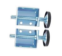 DOITOOL 1 Paire Meuble Réglables Acier pour Armoires et Tables Accessoires de Nivellement pour Protection du Sol Lot