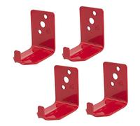 DOITOOL 1 Set Cord Holders Extincteur Crochet À Main Crochet pour Voiture Extincteur Montage pour Mur Support en Métal Support Mural Tenture Murale Crochet Extincteur Rack Rouge