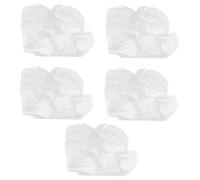 DOITOOL 10 Couvre-Chaussures Montants Jetables en Polyéthylène Transparent Épais Cordon Serrage pour Protection Boue Et Humidité