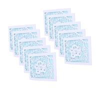 DOITOOL 10 Ensembles Cartes Anniversaire Ans Créatives avec Enveloppes Design Découpé Artistique pour Souhaits Spéciaux et Souvenirs de Fête