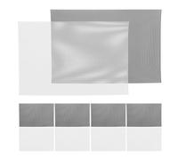 DOITOOL 10 Feuilles de Maille pour Yeux à Faire soi-même pour Masques de fursuit - Matériau en Maille de 0,5 mm - Toile PVC imperméable Imprimable 12 x 8 Pouces pour la Fabrication de Masques et