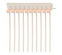 DOITOOL 10 Pièces Batonnets Diffuseurs de Parfum en Rotin Naturel avec Décor Fleur Rose pour Diffusion D'arômes, Rafraîchissement de L'air, pour Salon et DIY