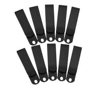 DOITOOL 10 pièces Clip Ceinture Métal Pince Ressort Robuste Attache pour Pochettes Téléphone et Outils Boucle Crochet pour Ceintures et Étuis Multifonctionnels