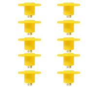 DOITOOL 10 Pièces Connecteur Femelle 4 Broches pour Enceintes, Mécanisme de Verrouillage Pratique, Plastique et Alliage, Installation Facile, pour Équipement Audio DJ et Événements
