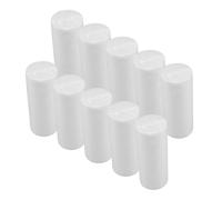 DOITOOL 10 Pièces Cylindres Mousse Blanche pour Décorations de Noël pour Bricolage et Modélisation pour Activités Famille
