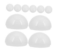 DOITOOL 10 pièces Demi-sphère LED pour Miroir Maquillage Diffuseur Lumière Doux Remplacement Facile Installation Rapide Accessoires pour Salle de Bain Chambre Salon Décor