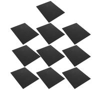 DOITOOL 10 Pièces Feuilles de Papier de Verre Autocollantes pour Chien, Lime à Ongles en Papier Abrasif Noir, Remplacement pour Manucure Animale à Domicile