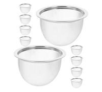 DOITOOL 10 pièces Filtre à Thé Acier Inoxydable Panier Infuseur à Mailles Fines pour Thé Vrac Passoire Compatible Théières et Tasses Nettoyage Facile et Filtration Avancée