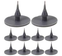 DOITOOL 10 Pièces Joints en Silicone pour Soupape de Vapeur de Cuiseur à Riz, Légers Lignes Lisses, Accessoires Universels pour Cuiseur à Riz Noir