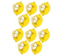 DOITOOL 10 pièces Lot de Entonnoirs Filtre à Peinture Mailles Fines Métal Entonnoir Large pour Crépines Peinture Filtrage Précis Automobile et Industrielle