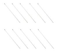 DOITOOL 10 pièces Lot de Mâts de Drapeau Bois Délicat Bâtonnets Légers pour Événements Sportifs Fêtes et Guidage Touristique Surface Lisse sans Éclats Facile à Fixer et Transporter