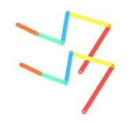 DOITOOL 10 Pièces Matériel De Manipulation D'angle Outils D'enseignement Des Mathématiques Outils De Géométrie Montessori Formes Géométriques Pour Apprendre Plastique