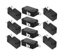 DOITOOL 10 Pièces Micro Switch de Remplacement pour Four à Micro Ondes Commutateur de Porte Haute Puissance Accessoire de Réparation et Maintenance pour Équipements Électroménagers