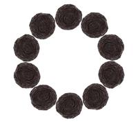 DOITOOL 10 pièces Miniature Artificial Bird Nests with Eggs Resin Mini Décor for Home Office DIY Crafts Easter Decoration