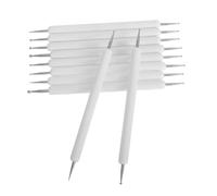 DOITOOL 10 pièces Outils de Pointillage Double-embout pour Mandala Stylets de Gaufrage Précis pour Argile Poterie et Peinture sur Roche Polyvalent pour Création Artistique
