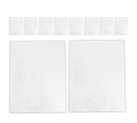 DOITOOL 10 Pièces Protège-feuilles Rigides Transparentes 8,5x11 en PVC | Réutilisable et Étanche, Protège Éclaboussures, Poussière, Humidité, Usage Maison et Bureau