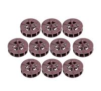 DOITOOL 10 Pièces Roue à Eau Décorative de Simulation | Plastique, Accessoire Microprop pour Bassin Lotus Bowl, Décor de Scène, Pièce Rotative, Usage Aquarium