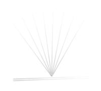 DOITOOL 10 pièces Support Plantes Intérieur et Extérieur Tuteurs Acryliques Transparents pour Monstera Orchidées et Tomates Piquets Fixation Jardin Robustes et Faciles à Installer