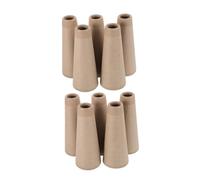 DOITOOL 10 Pièces Tube Carton pour Enroulement de Laine avec Accessoire et pour Support de Fil à Tricoter et Bobine de Broderie pour Projets de Tissage DIY